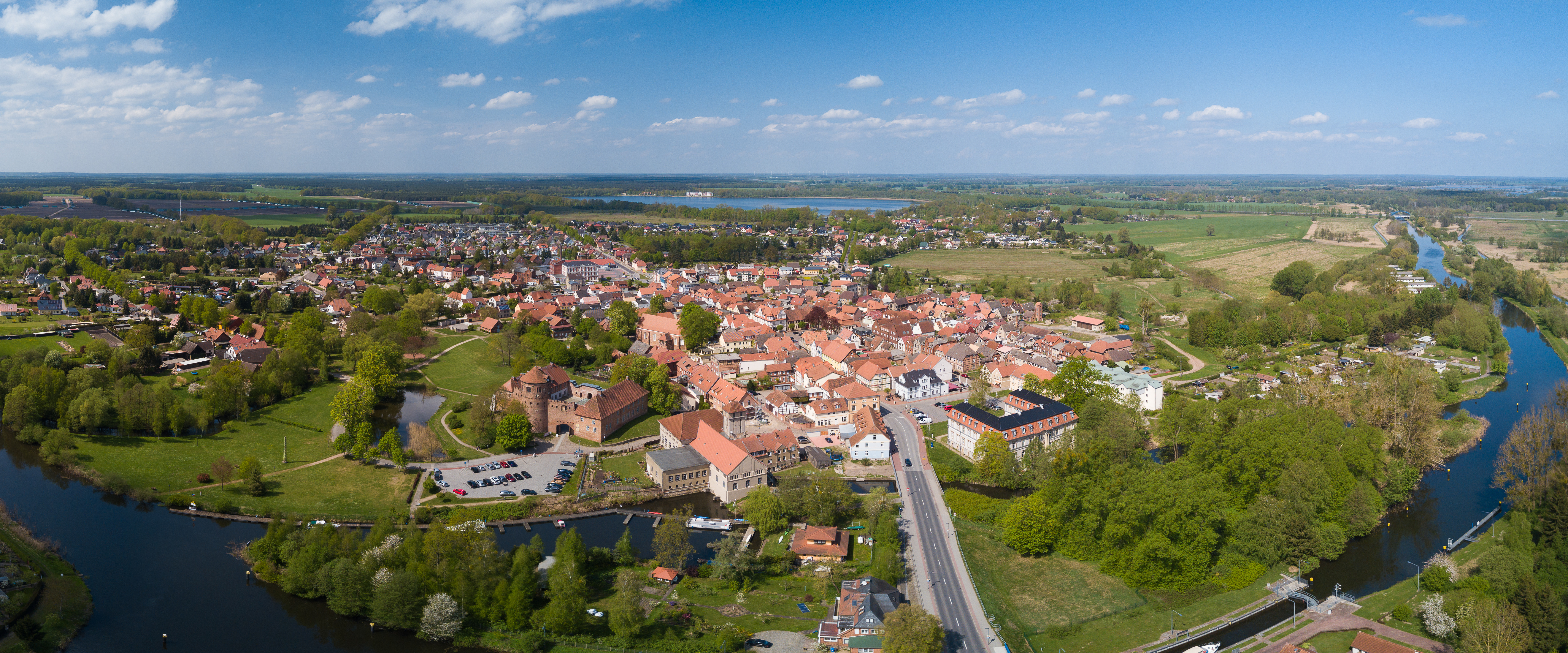 Luftbild Panorama Neustadt-Glewe